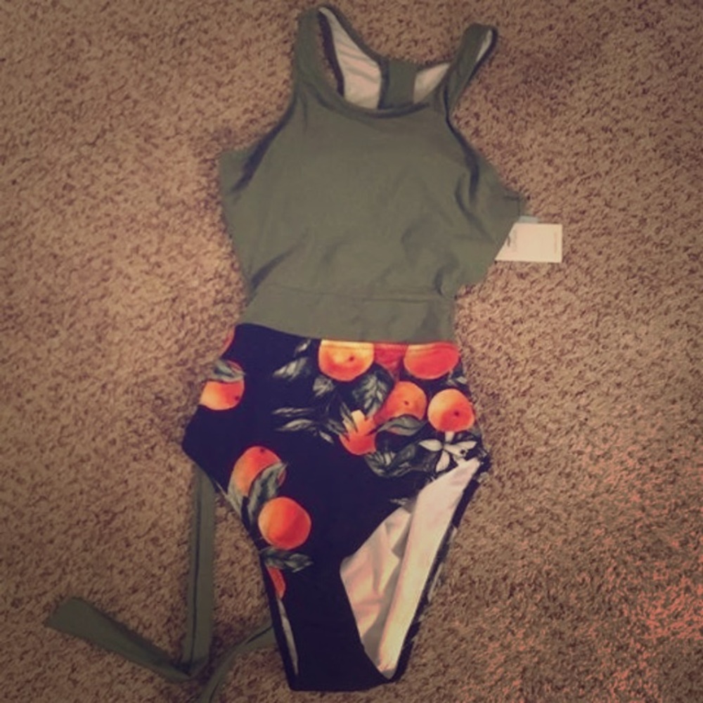 Miss U Print One-piece Swimsuit